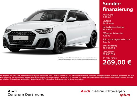 Audi A1 Sportback 25 S LINE BLACKPAK LM17