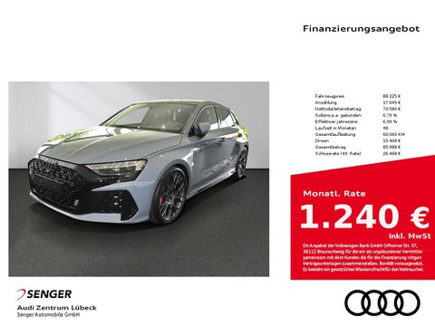 Audi RS3 Sportback 290 km h Design Paket