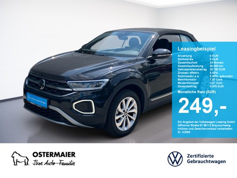 Volkswagen T-Roc Cabriolet 1.0 TSI STYLE 116PS APP-C LKRD-HZG
