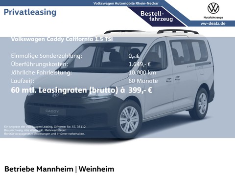 Volkswagen California 1.5 TSI Caddy California Maxi