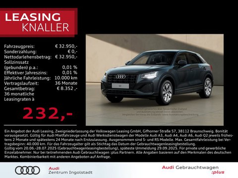 Audi Q2 Advanced 35 TDI Optik-schwarz