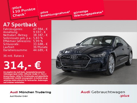 Audi A7 Sportback 55 TFSI qu S line Matix Business-Paket