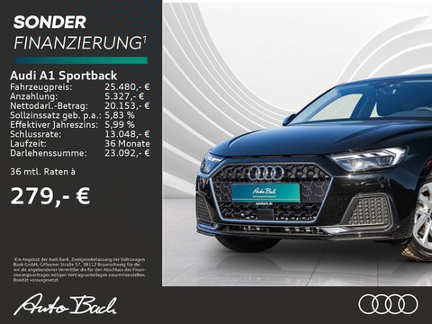 Audi A1 Sportback advanced 25TFSI EPH