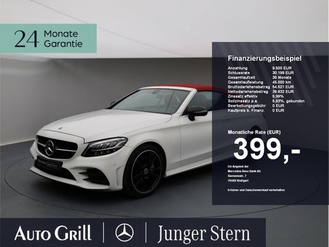 Mercedes-Benz C 200 Cabrio AMG Line Plus Night Burm Volldigit