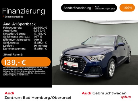 Audi A1 Sportback Advanced 25 TFSI Audi Connect