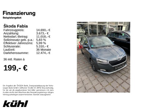 Skoda Fabia 1.0 TSI III Combi Drive 125