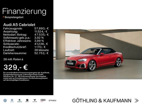 Audi A5 Cabriolet 40 TDI qu 2x S line ° Fahren