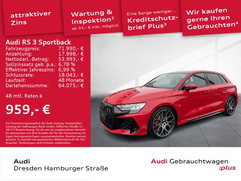 Audi RS3 Sportback onic