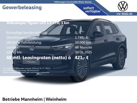 Volkswagen Tiguan 1.5 Life eTSI OPF