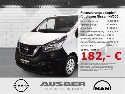 Nissan NV300 2.9 Kastenwagen L2H1 t Automatikgetriebe Teilverglast Holzboden
