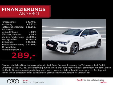 Audi S3 Sportback TFSI Optikpaket-Schwarz