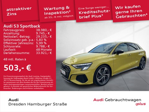 Audi S3 2.0 TFSI quattro Sportback