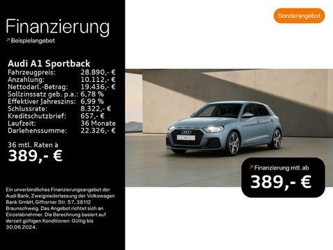 Audi A1 Sportback Advanced 30 TFSI
