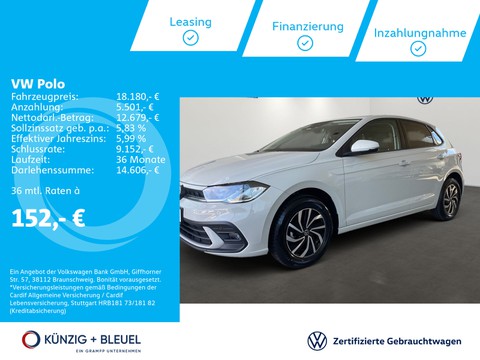 Volkswagen Polo 1.0 TSI Life GRB