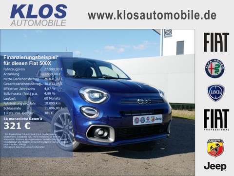 Fiat 500X 1.5 SPORT DOLCEVITA HYBRID GSE 130PS