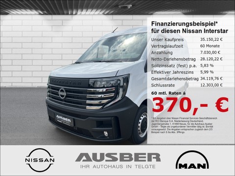 Nissan Interstar 3.5 -AKTIONSFAHRZEUG t L2H2 150dCi FWD N-Connecta Winterpaket Türen270° Holzboden BF