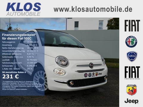 Fiat 500C 1.0 DOLCEVITA 70PS