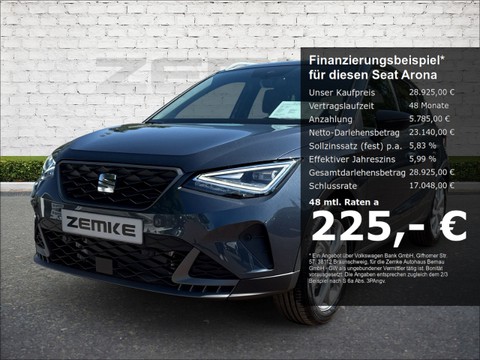 Seat Arona 1.5 TSI FR Digitales Mehrzonenklima Fahrerprofil