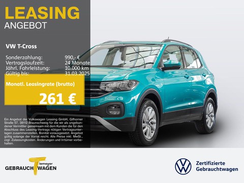 Volkswagen T-Cross 1.0 TSI LIFE LM16 BEATS