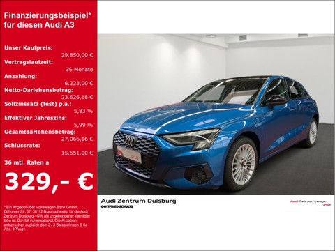 Audi A3 Sportback 40 TFSI e advanced Pamorama SHG