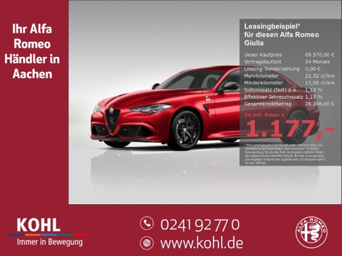 Alfa Romeo Giulia 2.9 Quadrifoglio V6 Bi-Turbo AT8