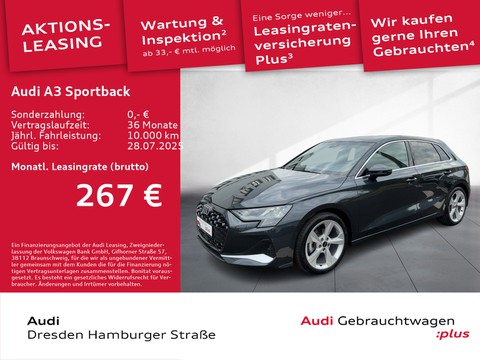 Audi A3 Sportback 35 TFSI Advanced