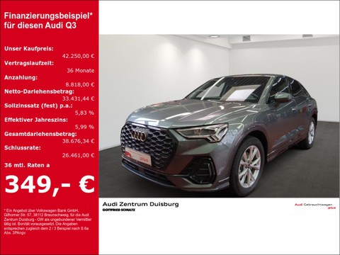 Audi Q3 Sportback 35 TFSI S-line SHG Optik Paket schwarz