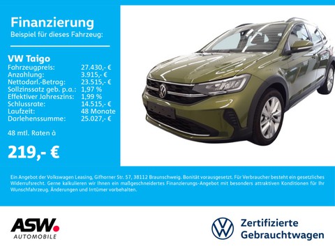 Volkswagen Taigo 1.5 TSI Life VC