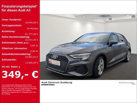 Audi A3 Sportback 35 TFSI S line