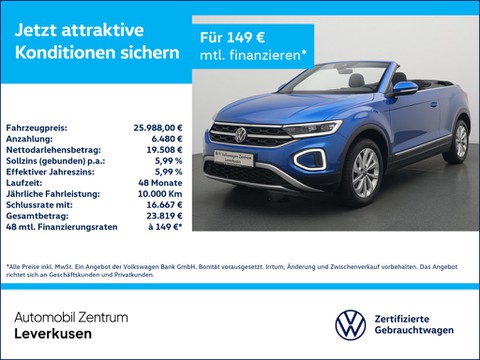 Volkswagen T-Roc Cabriolet Style