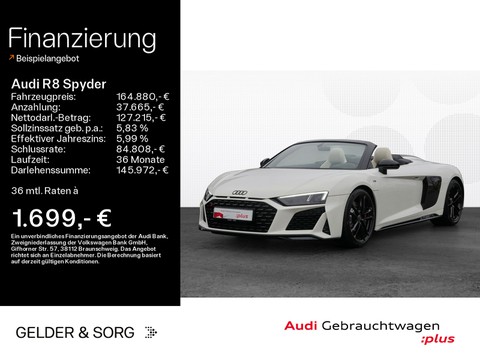 Audi R8 Spyder V10 performance RWD exclusive individual