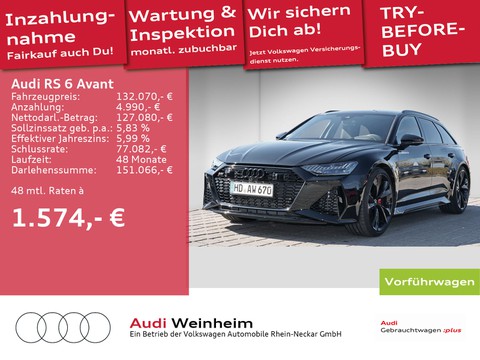 Audi RS6 4.0 TFSI quattro Avant Laserlight Premium