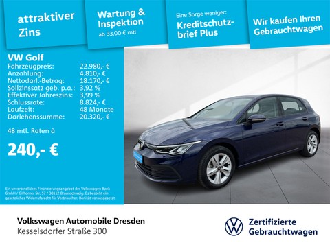 Volkswagen Golf 1.0 TSI VIII Life