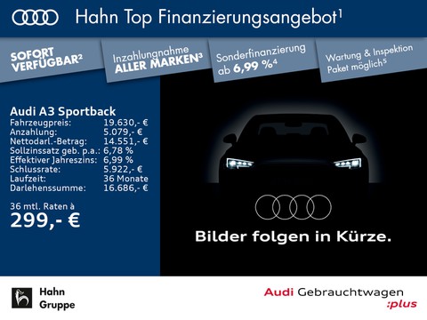 Audi A3 Sportback 30TFSI