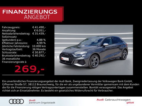 Audi S3 Sportback TFSI Optikpaket-Schwarz
