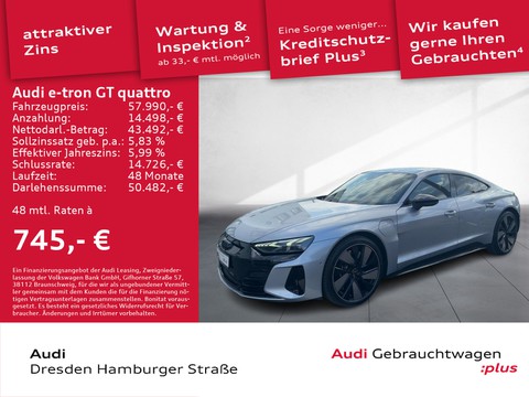 Audi e-tron GT quattro Dynamik-Paket plus