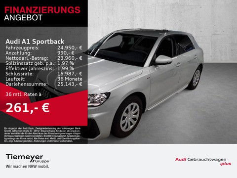 Audi A1 Sportback 25 TFSI S LINE LM17 OPTIK-PKT