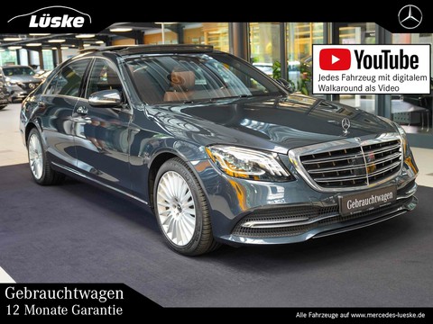 Mercedes-Benz S 560 lang nussbraun Sitzklima