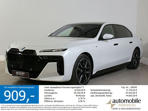 BMW i7 eDr 50 M Sport FondMonitor Massage36rad
