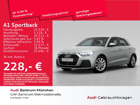 Audi A1 Sportback 25 TFSI S line