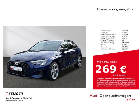 Audi A3 Sportback Advanced 30TDI Audi connect