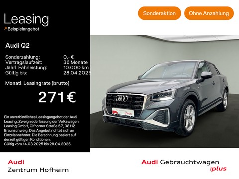 Audi Q2 30 TFSI S line Vorb