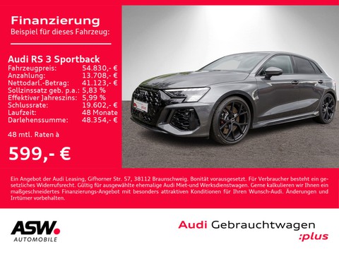 Audi RS3 2.5 TFSI quattro Sportback Stron AGA