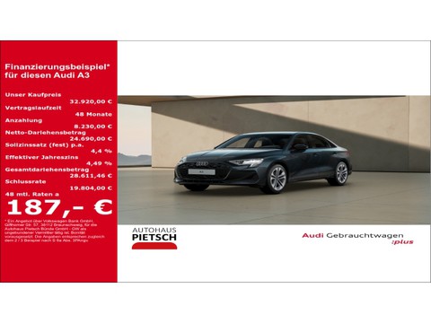 Audi A3 Limo 30 TFSI 18