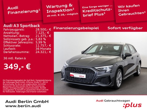 Audi A3 Sportback TFSI e S line 40 e