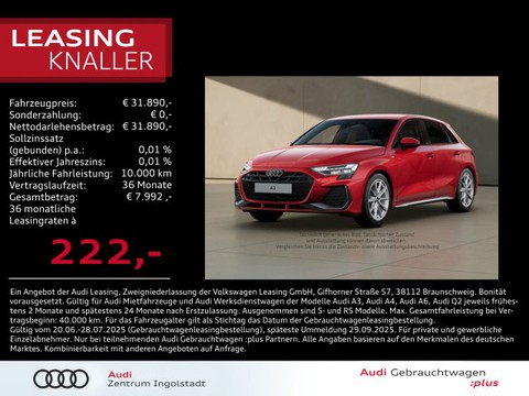 Audi A3 Sportback S line 35 TFSI