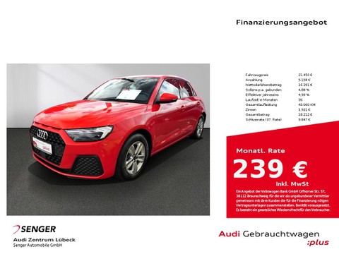 Audi A1 Sportback 30 TFSI S line digital