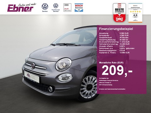 Fiat 500C LOUNGE HYBRID APP