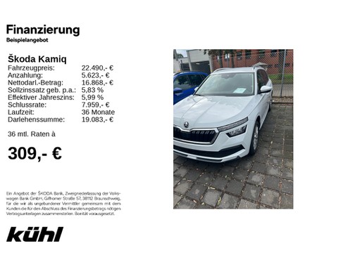 Skoda Kamiq 1.0 TSI Style