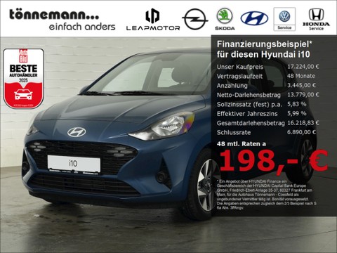 Hyundai i10 TREND SITZ HI ALARMANLAGE